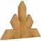 Ekena Millwork Saratoga Rough Sawn Timber Gable Bracket, Western Red Cedar, 36"W x 24"H x 2"D x 6"F, 16/12 Pitch GBW036X24X0206SAR00RWR - alternate 2